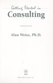 Getting Started in Consulting