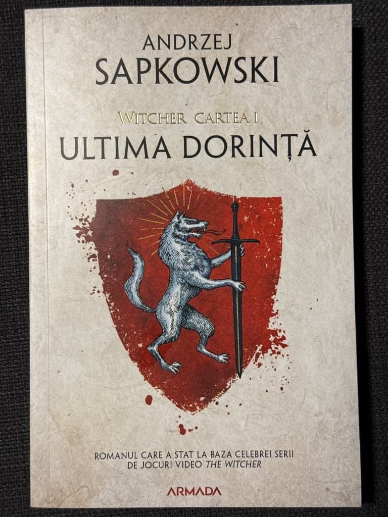 Coperta cărții Ultima dorinţă - Witcher cartea I